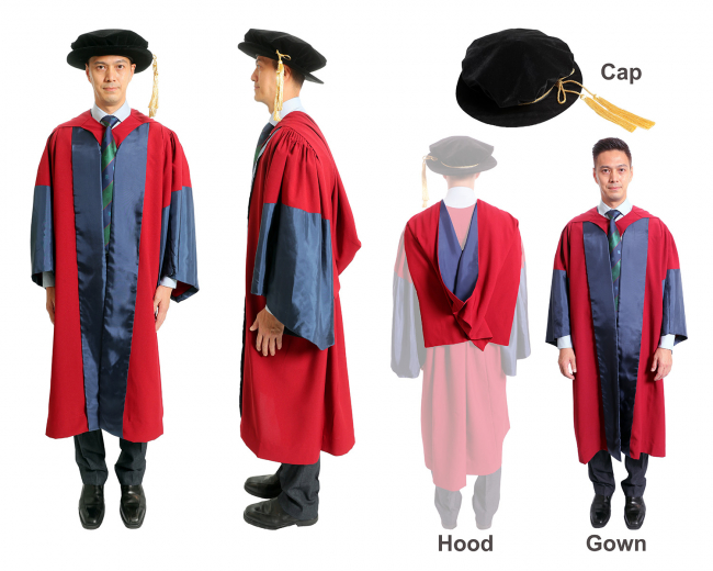 Phd academic dress best sale